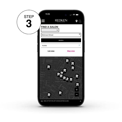 Redken VTO Landing Page Step 3 Module